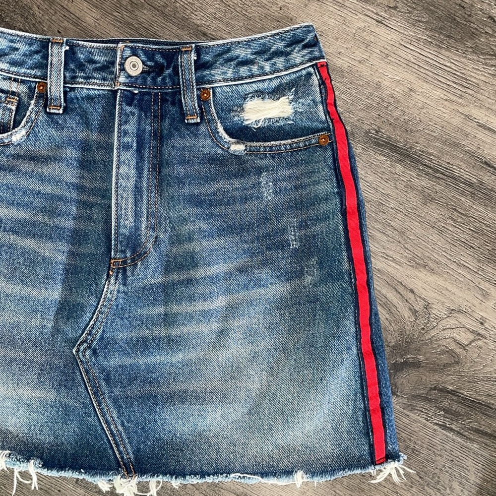 Abercrombie & Fitch vintage Denim Skirt - Picture 2 of 6